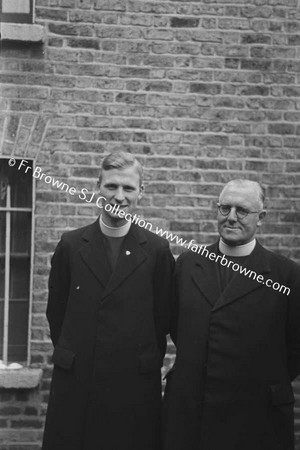 REV M DOWLING S.J. AND REV J GILL S.J. BEFORE LEAVING FOR RHODESIA